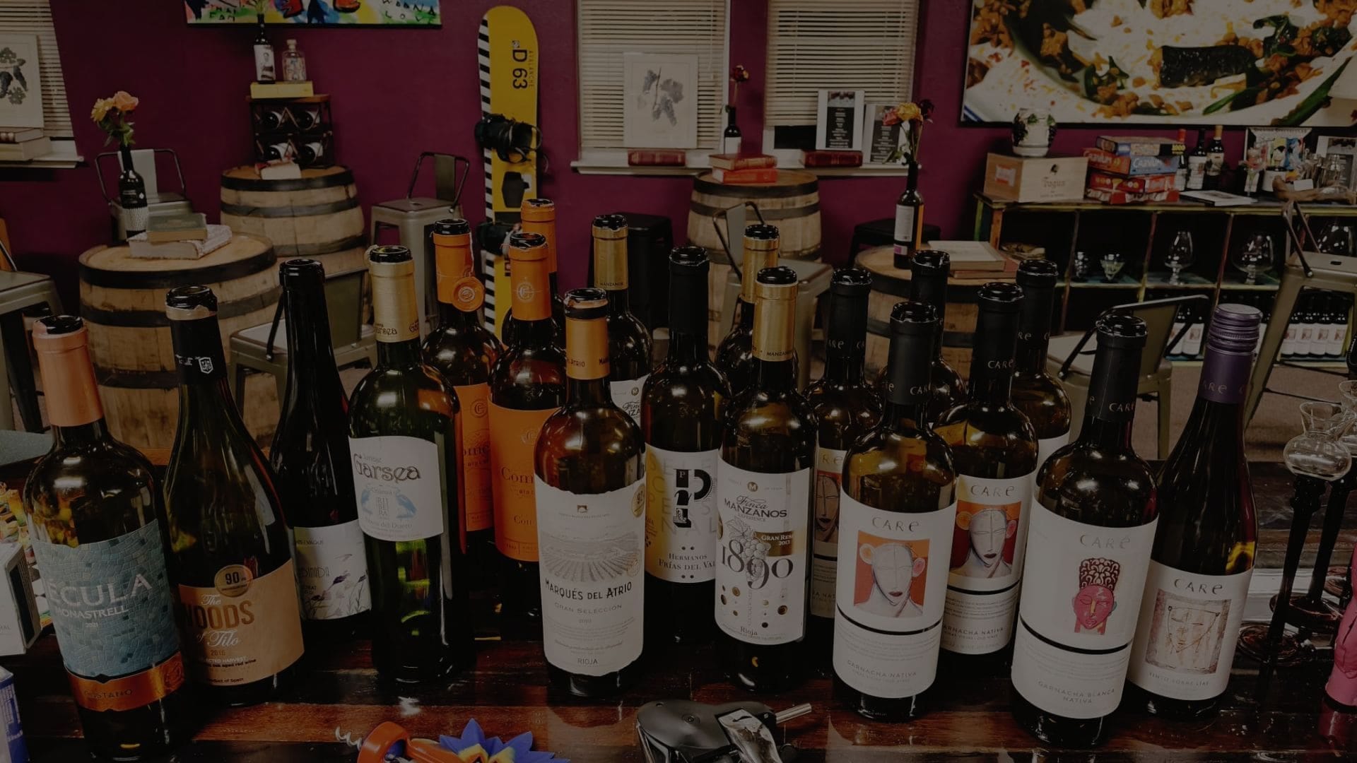 The Clandestino USA restaurant interior showcasing Spanish tapas and wine atmosphere