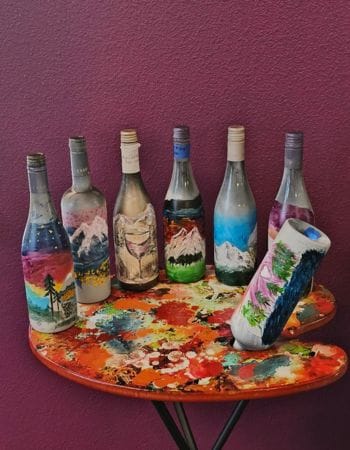 Paint and Recycle Wine Bottles